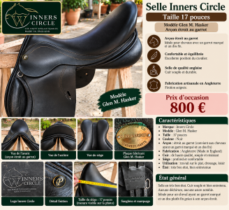 Sella da dressage inners circle 17