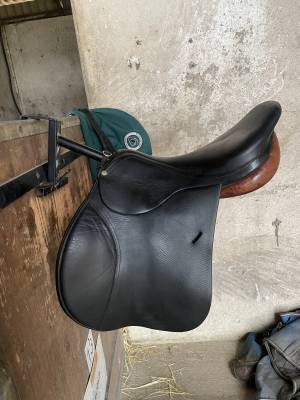 Sella mista forestier pompadour 17.5