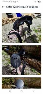 Selle synthétique fouganza