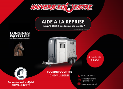 En stock - van cheval liberté gold touring country