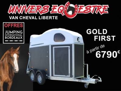 Trailer cheval liberté gold first 2 cavalli 2024 nuovo