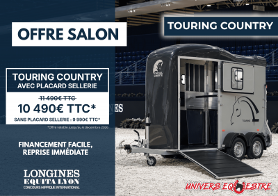 Horse trailer cheval liberte touring country 2 stalls 2026 new