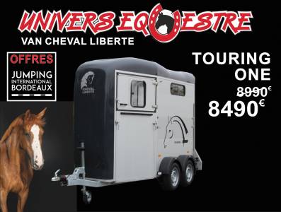 Trailer cheval liberté gold touring one 1,5 cavalli 2024 nuovo