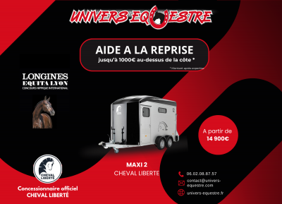Van maxi 2 cheval liberte - nouveaute