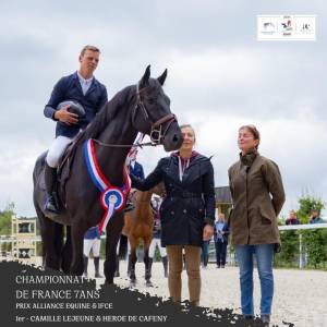 Heroe de cafeny : magnifique diamant noir sfo champion de france 7 ans !