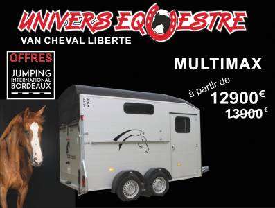 Horse trailer cheval liberte multimax 2 stalls 2024 new