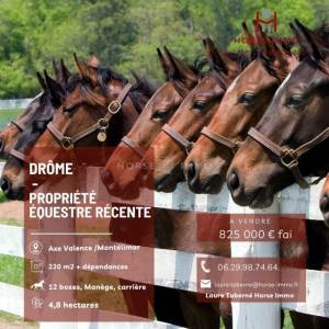 Drôme - Domaine équestre sur 4,8 hectares