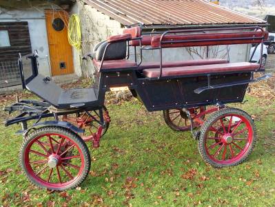 Carriage - Commercial carriage - Other brand - Voiture hippomobile 8 places  
