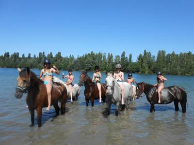 Stage équitation voyage à cheval pour les jeunes 