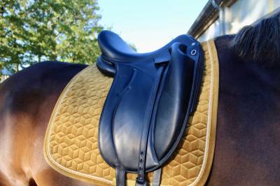 Selle dressage devoucoux makila  lab  17,5’ équipée 