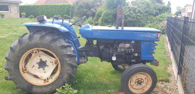 Tracteur iseki , avec herse ekeep 