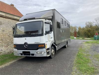 Camion mercedes 4/5 chevaux mobilhome 