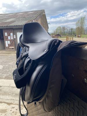 Selle première équine sautiller 17,5 pouces