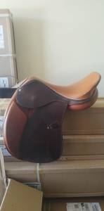 Selle geologic marron cuir