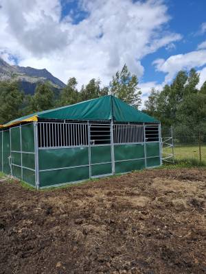 Ensemble boxes démontables cheval liberté 