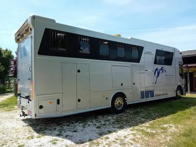 Vends camion iveco 7 places chevaux. carrosserie ak