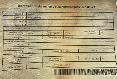 Camion renault master permis b 2 chevaux