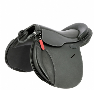  a vendre selle guy cantin en cuir noir 16'5