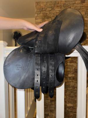 à vendre – selle forestier club junior 16” + accessoire