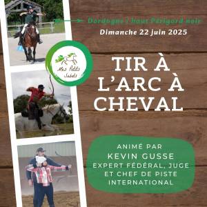 Tir à l'arc à cheval avec kevin gusse