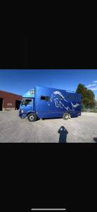 Camion 3 chevaux+ 4 couchages mercredes 15t 240ch