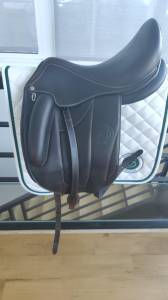 Selle dressage forestier aachen 2021 marron taille 17
