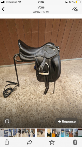 Sella da dressage ikonic  17.5