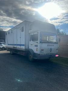 Zware paardenvrachtwagen (groot rijbewijs) Renault Midliner  1992 Tweedehands