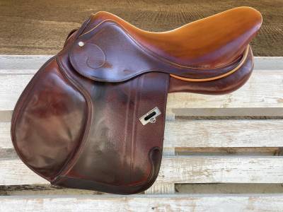 Sella action horse 17.5 colore marrone