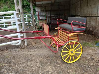 Voiture d'attelage 2 roues- 1 cheval (NORTUBE)