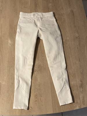 Pantalon Equitheme Blanc Concours 10 ans