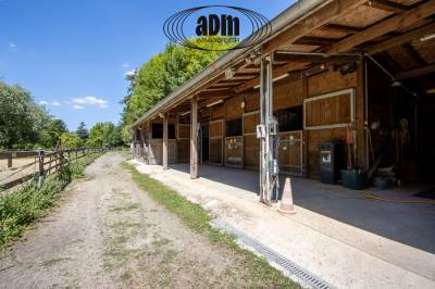 Moulin avec écurie et îles privées sur la Marne 