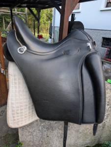 Sella da dressage zaldi luso deluxe 17.5
