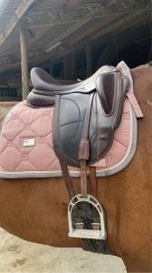 Sella da dressage arion dressage doublé veau 18