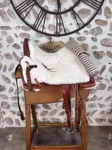 Sella da vaquera zaldi  17.5