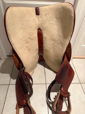 Selle western equi-d all around 16,5 p