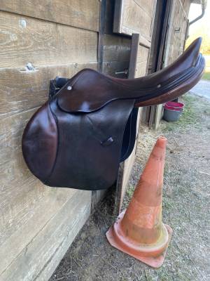 Selle obstacle hermès 17,5