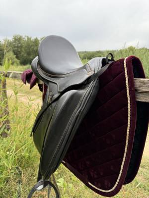 Sella da dressage zaldi  17.5