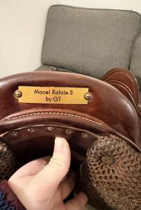 Sella da salto ostacoli macel  17.5