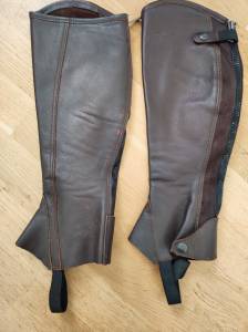 Mini chaps Dyon en cuir taille M 