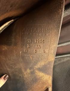 Sella da salto ostacoli antarès antares classique 17.5