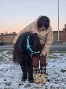 Shetland noir 6ans 85cm