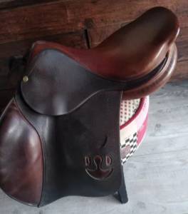 Sella da salto ostacoli delgrange  17.5