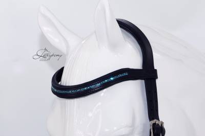 Frontalera Crystal Lazypony Indicolite/ Crystal Browban