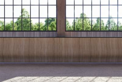 Hoefslagkering/pare-botte/curved kickboard