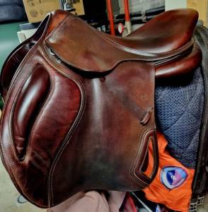 Sella da salto ostacoli fleur de lys  18