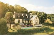 Maison avec terrain et piscine en Bretagne 