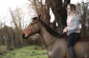 Demi pension sur cheval au grand c&oelig;ur 