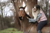 Demi pension sur cheval au grand c&oelig;ur 