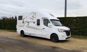 CAMION VL CHEVAUX RENAULT MASTER CAISSE BARBOT STALLES 